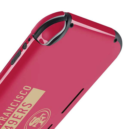 NFL San Francisco 49ers Red Performance Series Nintendo Switch Lite Skin